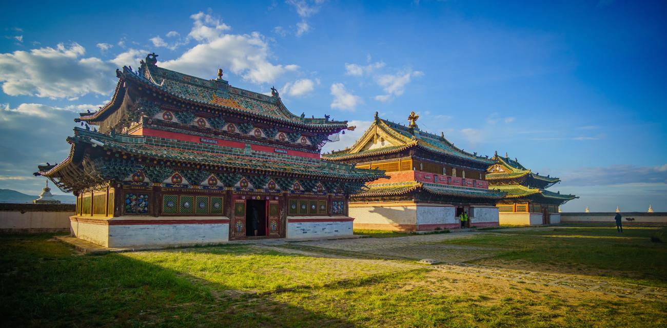 Three buddhist temples in Mongolia